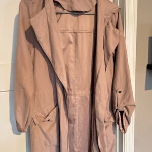 Women's Pink Trench Coat